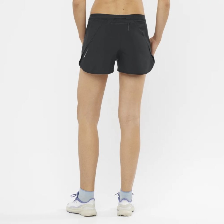 Salomon Cross 2in1 Women's Running Shorts Black | CA 64R92